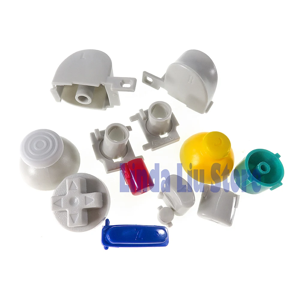 1 комплект клавиатуры ABXY Z кнопки L R для контроллера Nintend NGC цветной полный набор