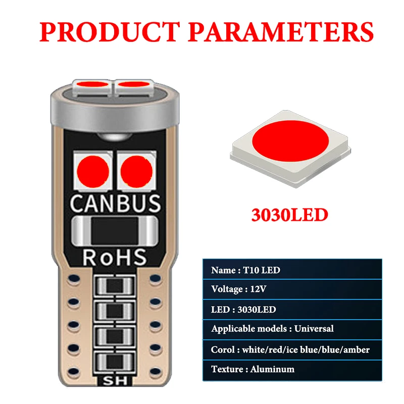 2x W5W Car Interior light For Kia Rio 3 Ceed Toyota Corolla 2008 Avensis C-HR RAV4 Mazda 3 6 T10 LED Auto Dome Reading Lamp Bulb |