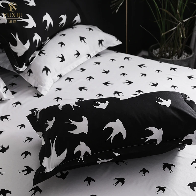 Роскошный комплект постельного белья пододеяльник из 3 предметов мрамор супер