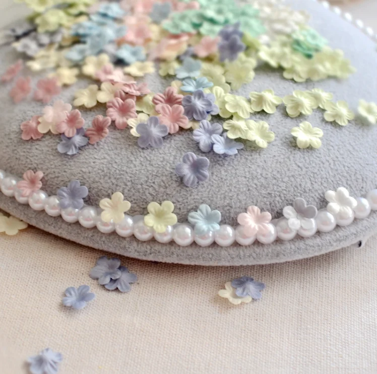 Оптовая продажа 100 штук Качество 12 мм милое искусственное шитье скрапбукинг DIY