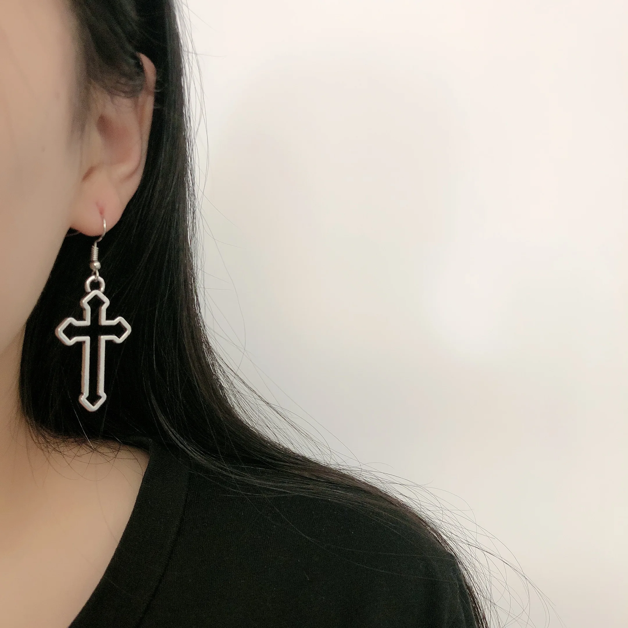 1 пара, Винтажные серьги-подвески в стиле панк