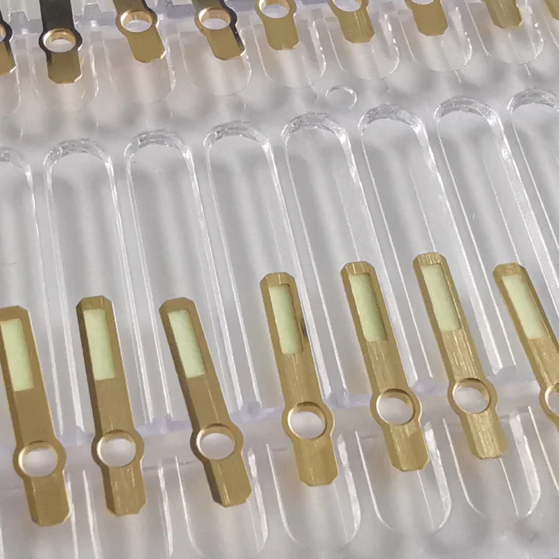 Seiko Modify Golden/Steel Super Green Luminous 62 Mas Watch Hand Suitable For NH35/36/4R/6R Automatic Movement