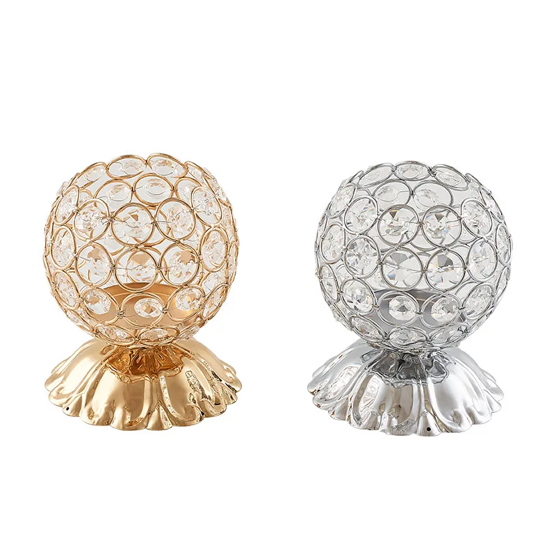 Хрустальный подсвечник свадебное банкетное украшение с гальваническим