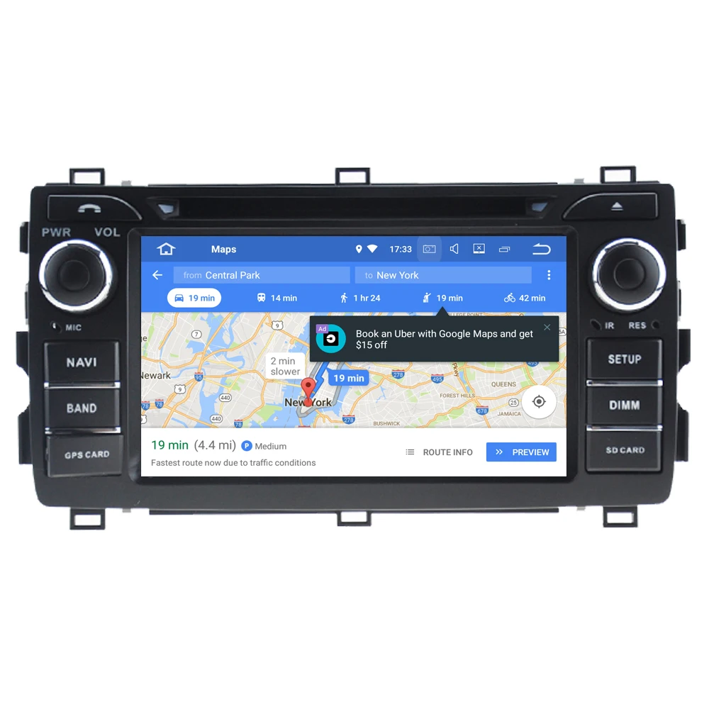 Автомобильный мультимедийный плеер RoverOne для Toyota Auris &amp E180 2013 - 2018 Android 10 4G + 64G DVD