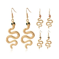 animal earrings distorted snake geometric hip hop dangle earrings for women 2020 trend piercing women earrings jewelry ear cuffs