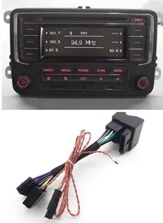 Автомобильное радио головное устройство RCN210 + Canbus CD USB MP3 SD карта AUX BTPlayer для гольфа