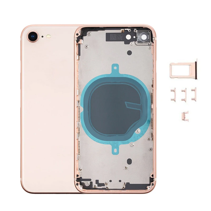 Для iphone 8 Plus X XR задняя средняя рамка Корпус Корпуса в сборе корпус батарейного