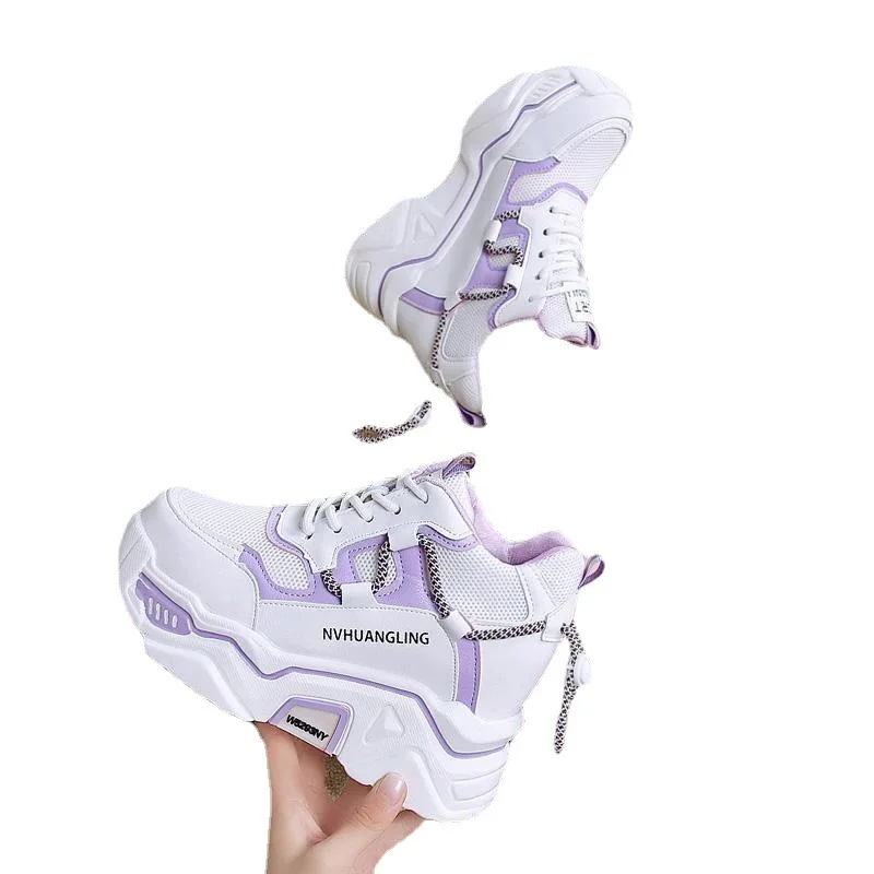 

New Fashion Sneakers Women Shoes Platform Women Mesh Breathable Vulcanized Shoes Wedge Casual Shoes Woman Summer Zapatos Mujer