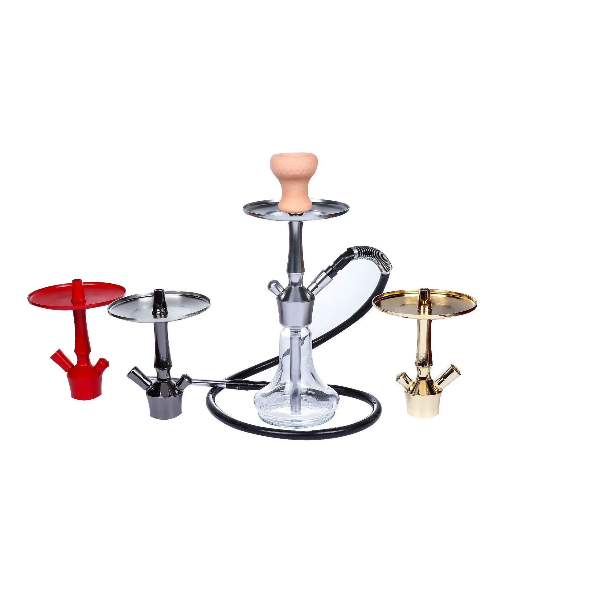 

Factory supply processing inventory Arabic hookah shisha medium and small aluminum hookah somking