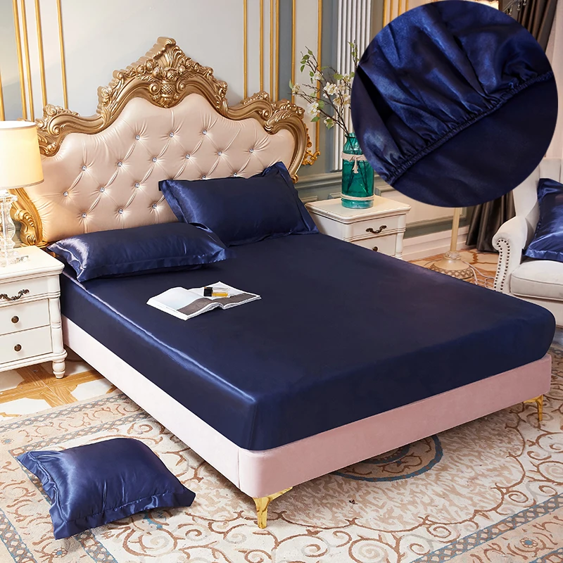 Сатиновое постельное белье для 2 человек евро королева искусство роскошный