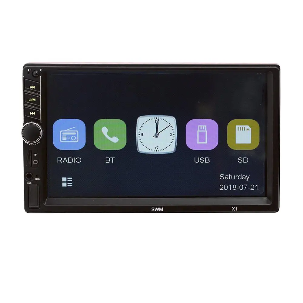 Автомагнитола 2 din автомобильный радиоприемник с сенсорным экраном 7 дюймов