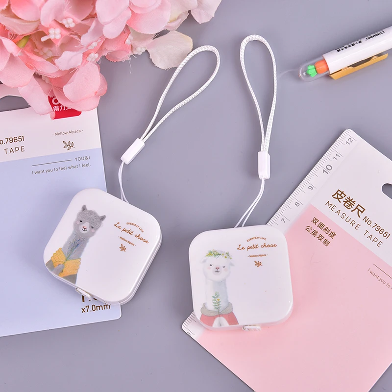 

150CM/60 Inch Tape Portable Retractable Ruler Fabric Covered Craft Tailor Ruler Children Height Ruler Sewing Measuring Tape Tool