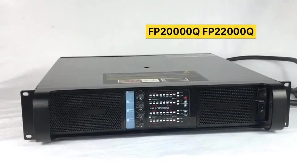 

DS-20Q 2U RACK amplifier 4000 watt x 4 ch p audio audio power amplifier