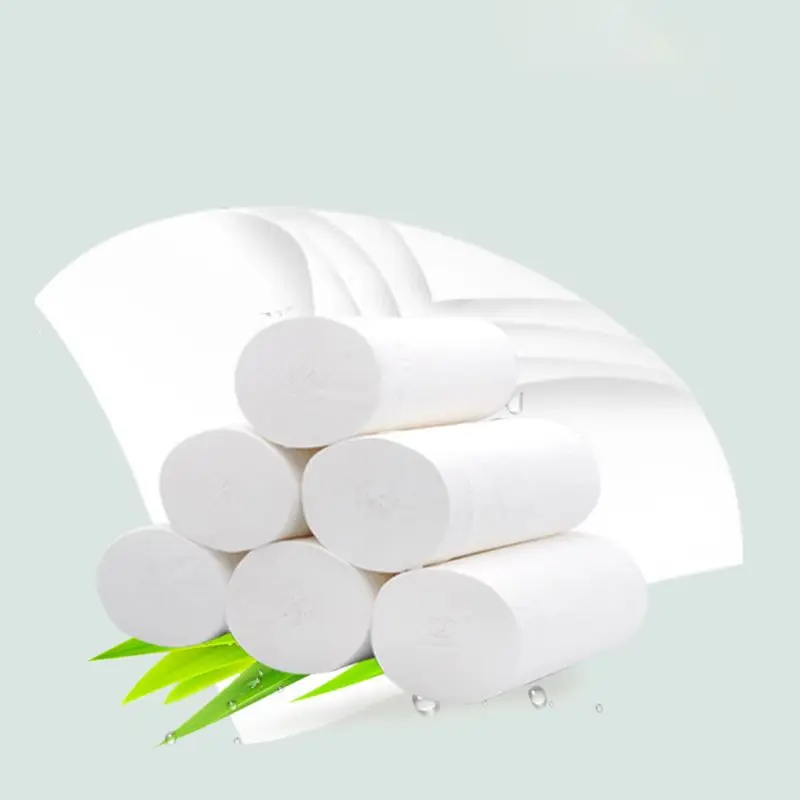 

12 Rolls 4-Ply Toilet Paper Soft Toilet Paper Highly Absorbent Home Kitchen