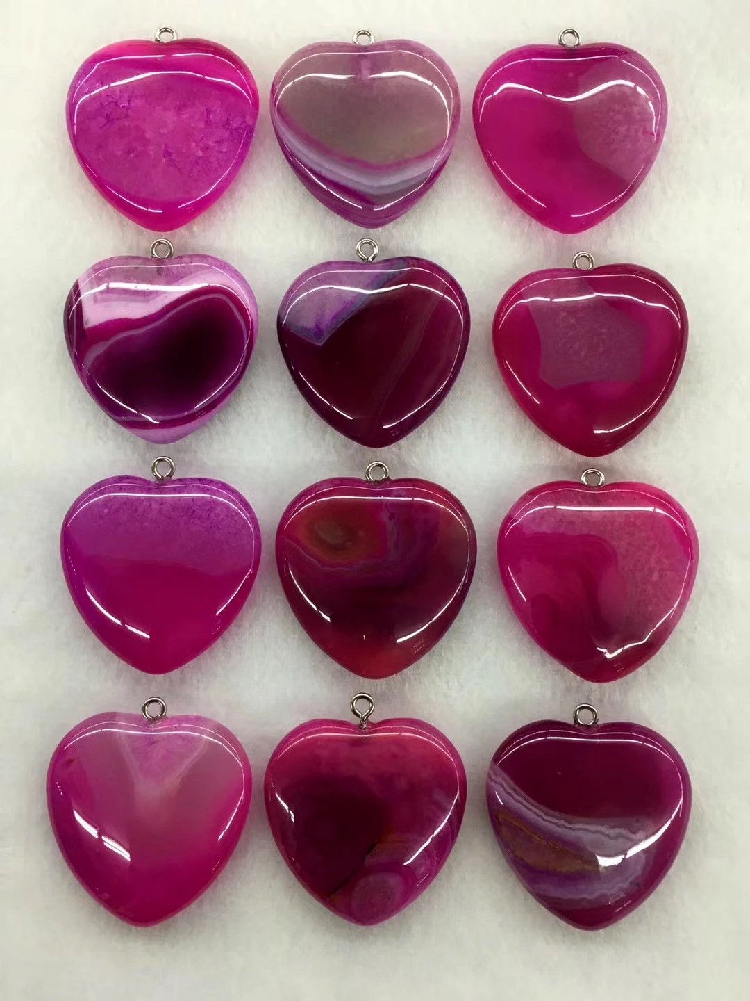 

Beautiful 5pcs/pack Natural Multi Color Quart Agates Carnelian Bead Pendant,40mm Heart Gem Stone Pendant Stone Jewelry