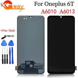 6 41 tft for oneplus 6t a6010 a6013 lcd display touch screen digitizer assembly for oneplus 6t 16t lcd phone replacementtool