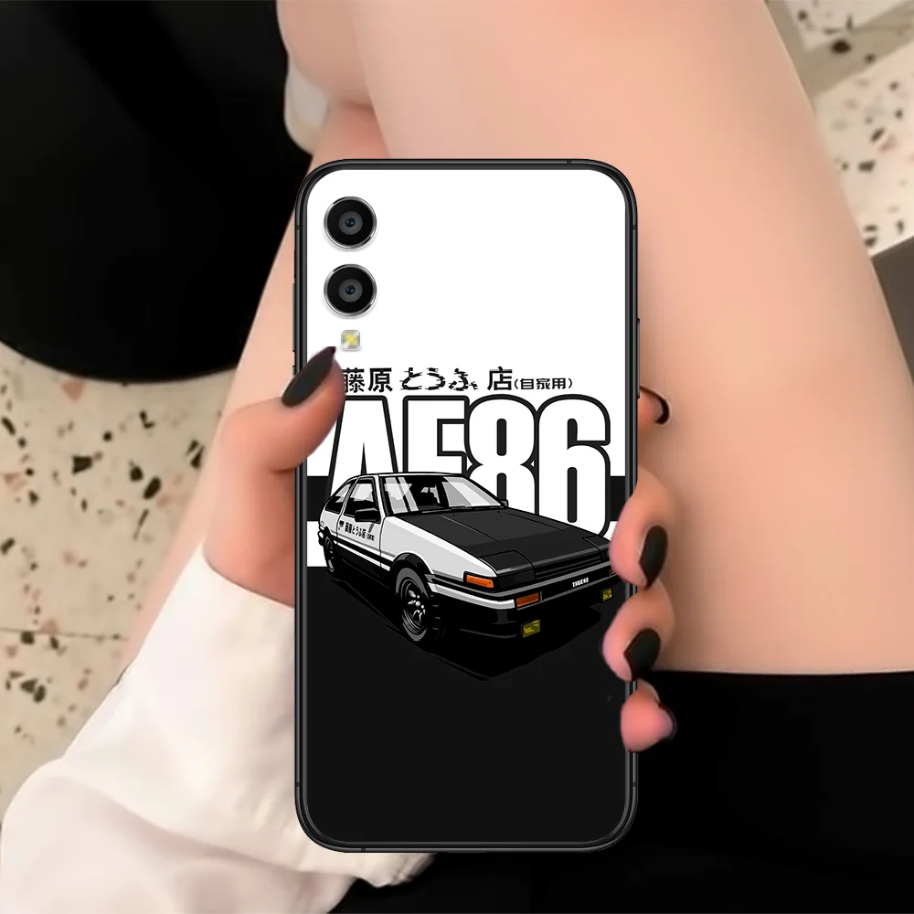 

Initial D AE86 Anime Phone Case For Huawei Honor 6 7 8 9 10 A C X I 20 Lite Pro Play Black black Back Pretty Funda Trend Hoesjes