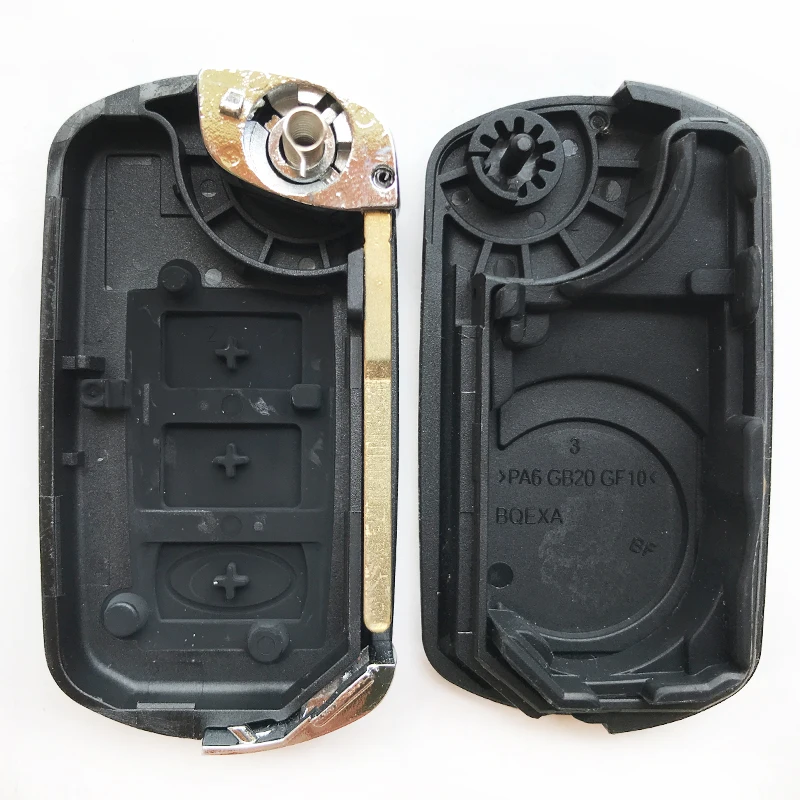 3 кнопки Автомобильный Дистанционный откидной складной чехол для ключей в виде