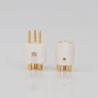 Позолоченный разъем Turnlabe 5 pin M DIN, Позолоченный разъем tonearm, 5-контактный Штекерный разъем для REGA LINN ROKSAN PROJECT GRACE