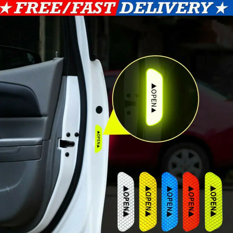 1 шт. наклейка на дверь автомобиля Наклейка предупреждающая лента автомобильные