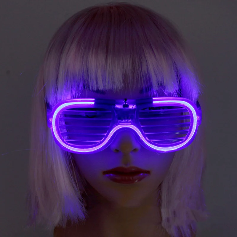 Холодный светильник квадратная/Сердце затвора очки холодный светящиеся