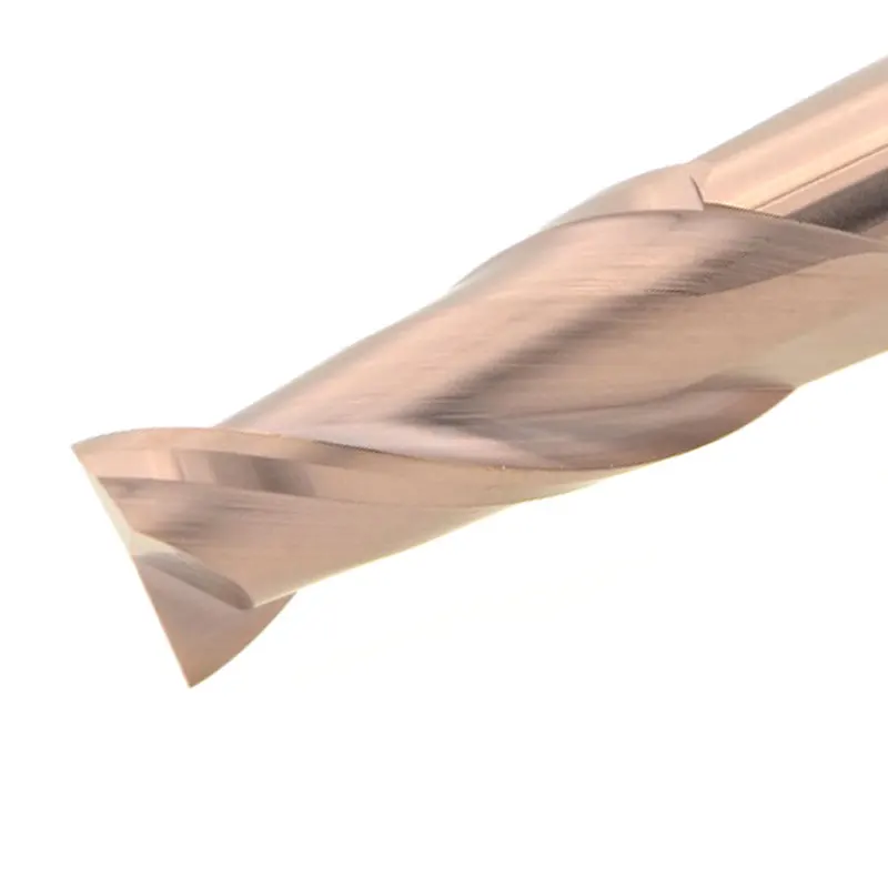 MZG 2 Flute Lengthen End Mill 75L Cutting HRC60 2mm 4mm Machining Milling Tungsten Steel Sprial Bit Milling Cutter mzg 2 flute cutting hrc55 3mm 5mm 6mm aluminium copper processing cnc router tungsten steel sprial bit milling cutter end mill