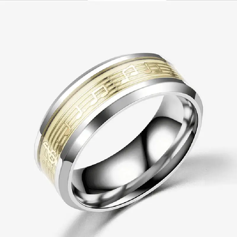 Высокое качество световой музыка пятилинейное музыкальная Партитура Кольца из