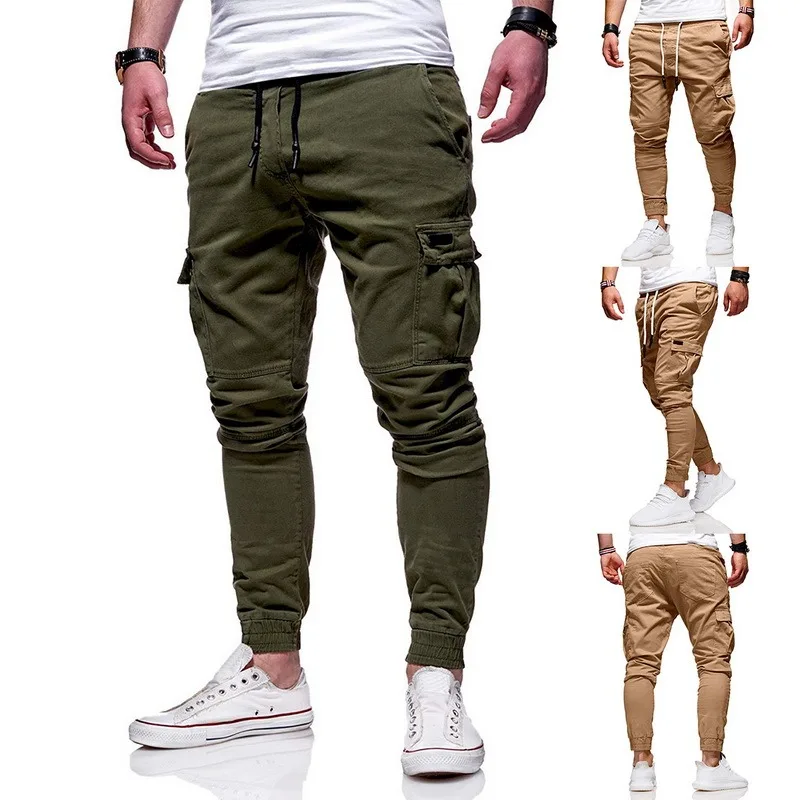 

Men Pants Thin Fashion Casual Jogger Pants New Fashion Casual Jogger Fitness Bodybuilding Gyms Pants Sweatpants Trousers