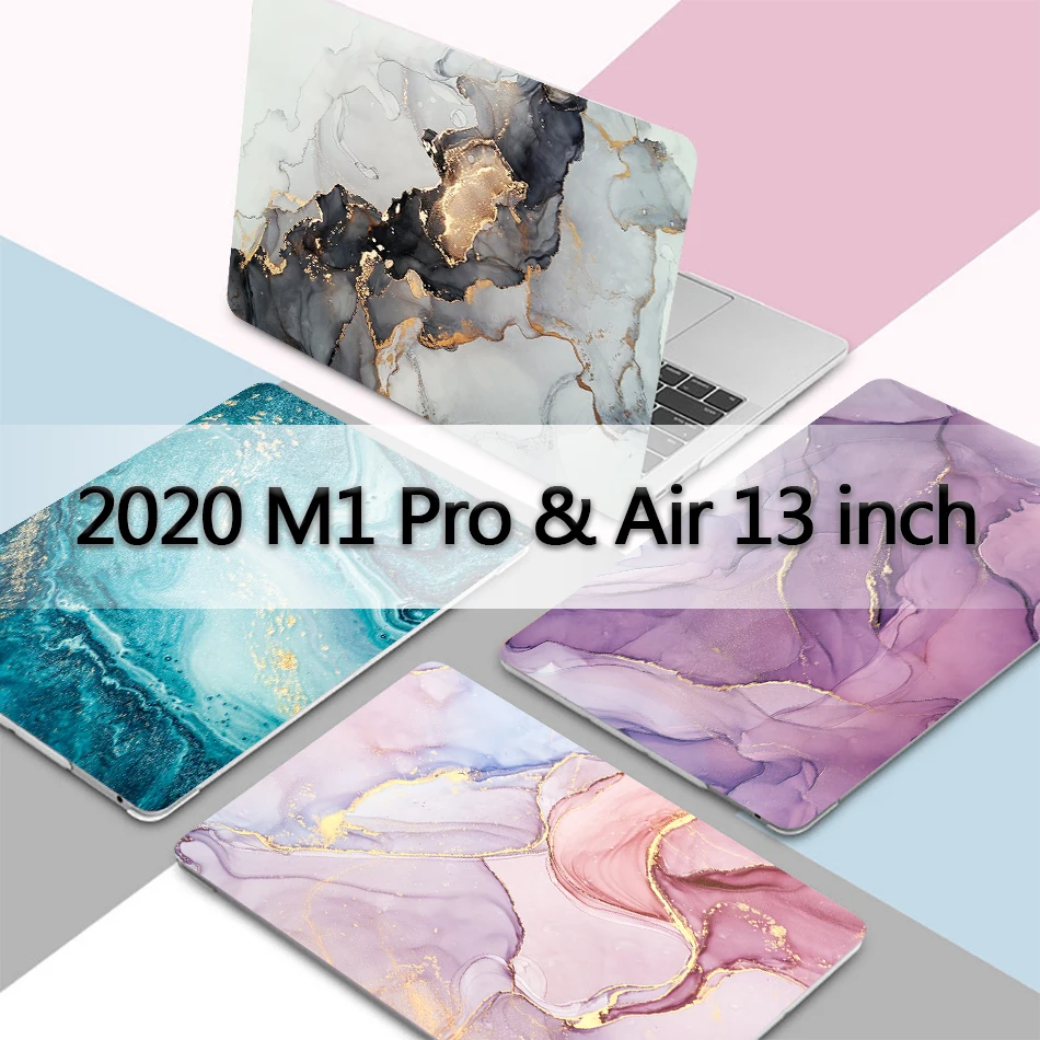 MTT 2020 чехол для ноутбука Macbook Air Pro 13 M1 Chip A2337 A2338 мраморный 11 12 15 16 с сумкой