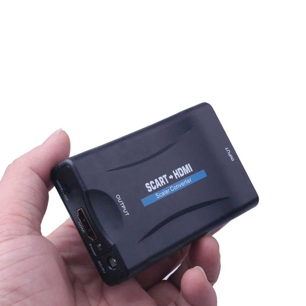 Преобразователь HDMI в SCART для видео аудио 1080P HD ресивер преобразователь адаптер Scart