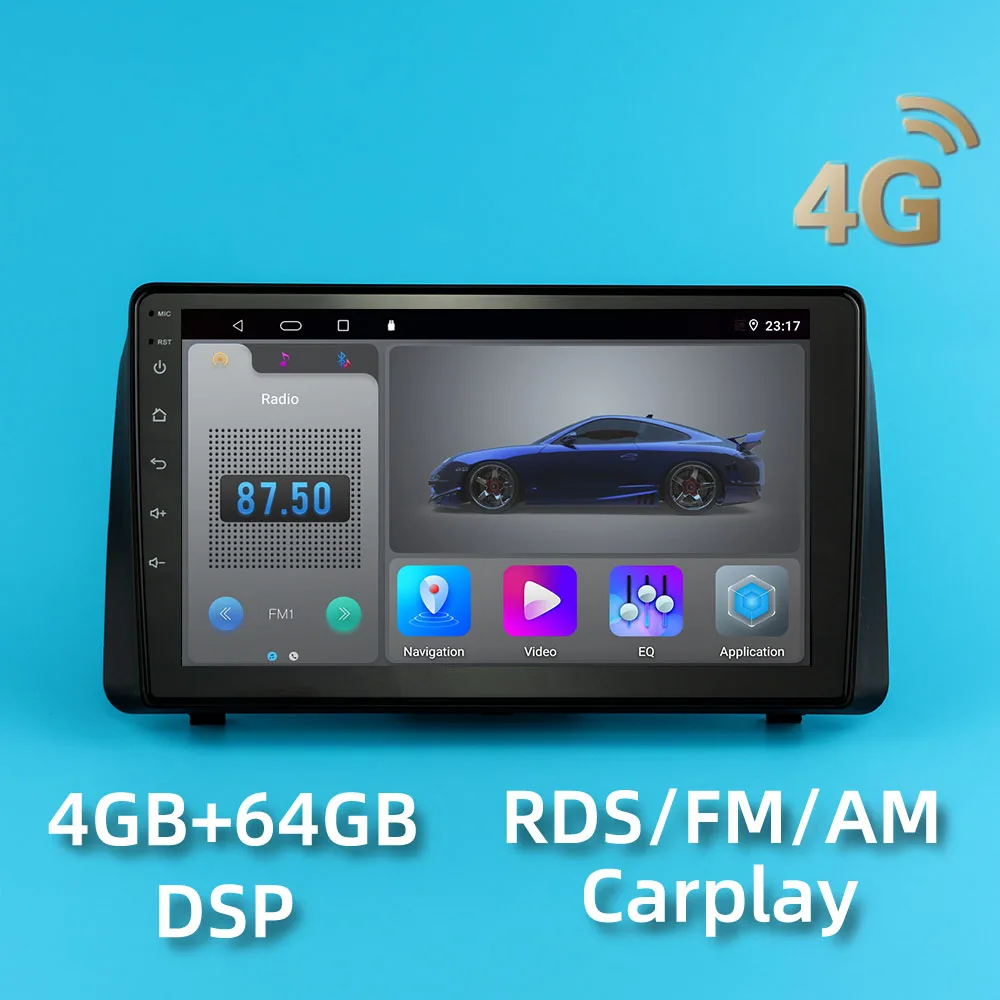 

2 Din Android Car Radio For Chrysler Grand Voyager 5 2011 - 2015 For Dodge Grand Caravan 2008-2020 9" Screen Auto GPS Navigation