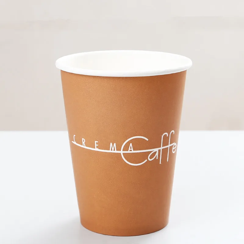 50pcs High quality thicken disposable coffee cup 8oz 12oz 16oz creative birthday party espresso cafe drink paper cups with lid | Дом и сад