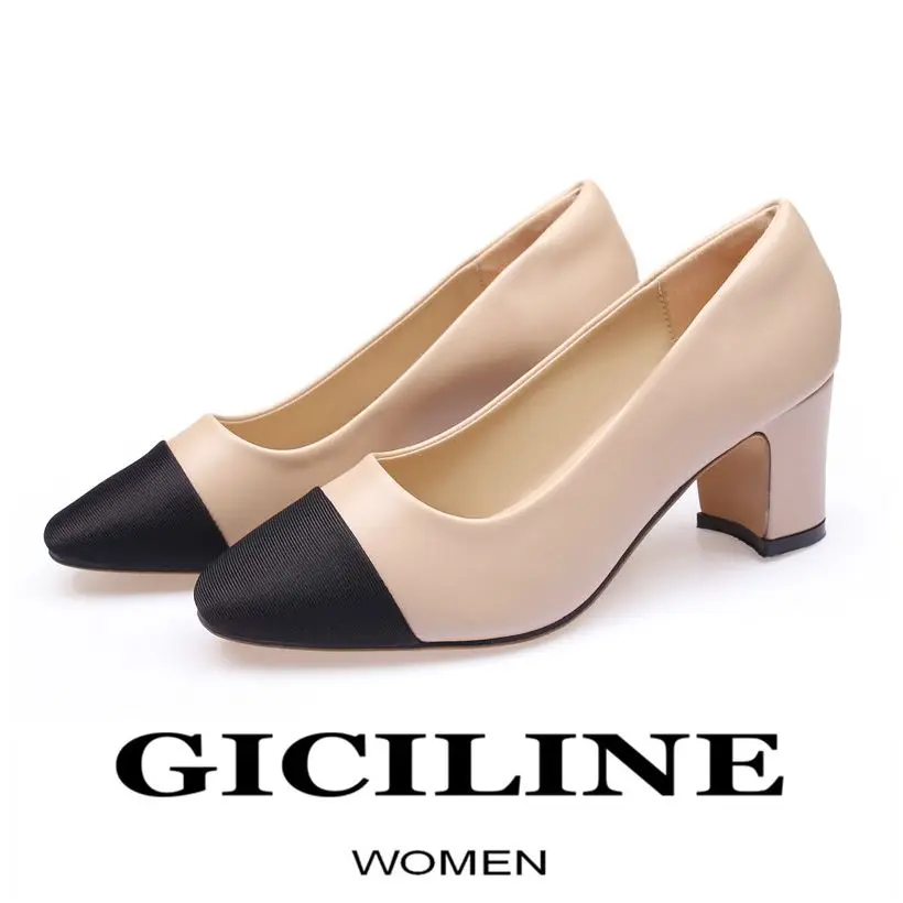 

Classics High Heels New Women Pumps Shoes Leather Fashion Designer Wedding Work Party Basic Shoes On Heels For Woman 2021 Autumn