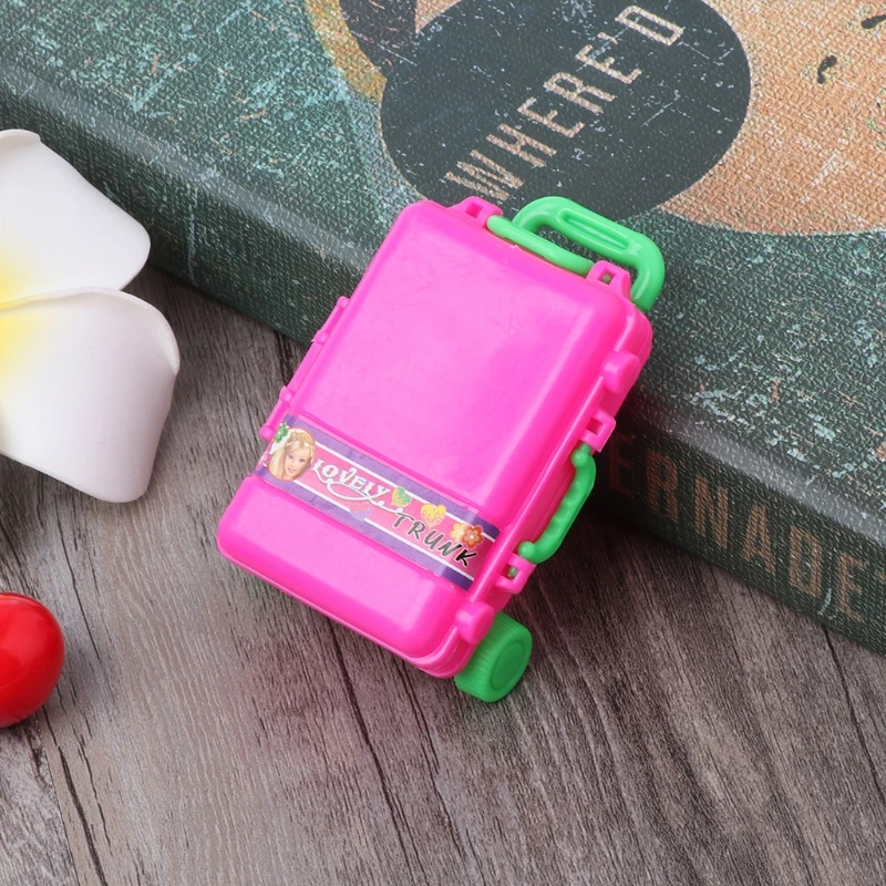 

Fashion Travel Suitcase Doll Accessories Kids Toys Luggage For Brabie Doll