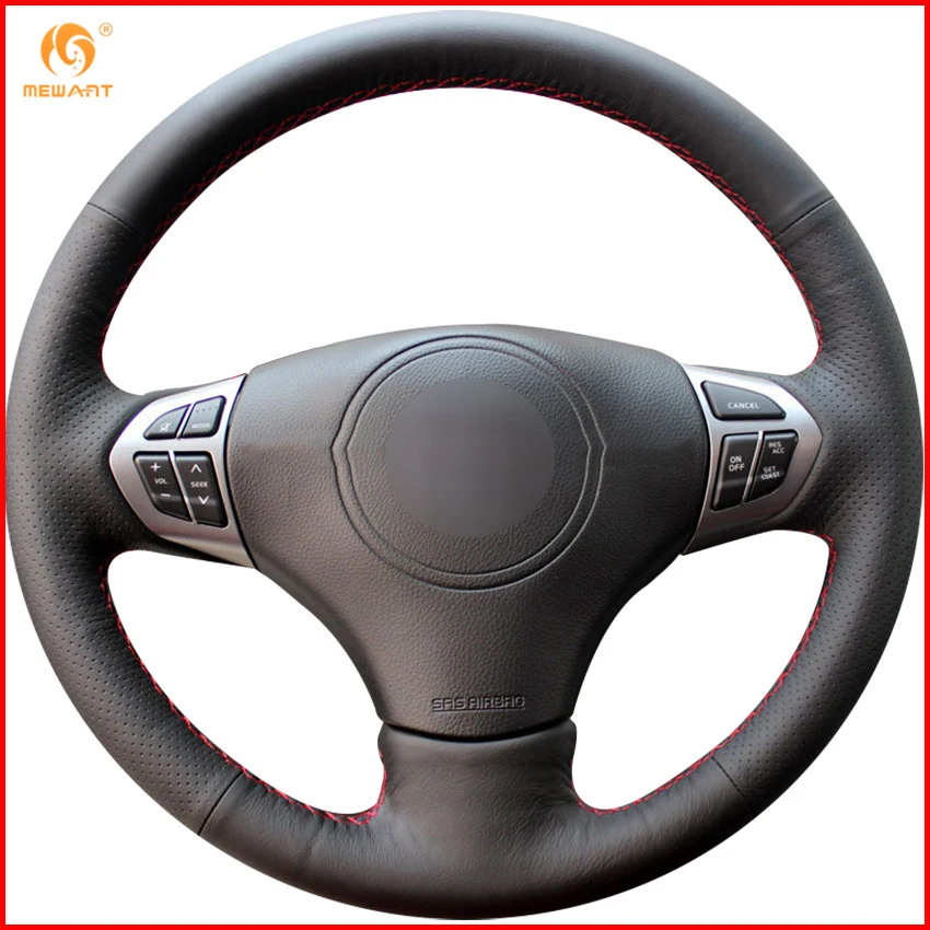 Чехол на руль автомобиля из искусственной кожи для Suzuki Grand Vitara 2007 2008 2009 2010 2011 2012