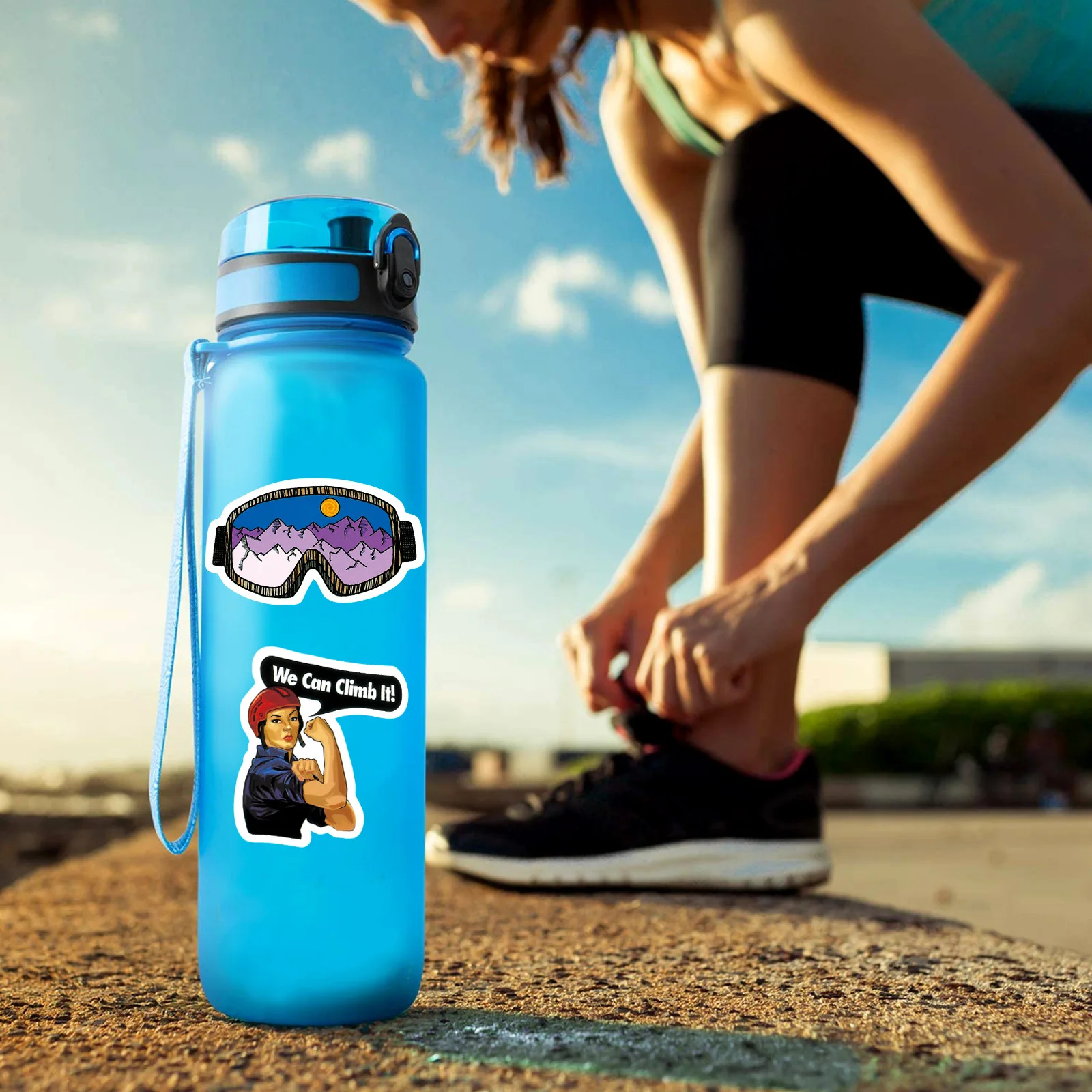 

10/50PCS Outdoor Camping Summer Trip Graffiti Sticker Laptop Guitar Luggage Skateboard Waterproof Graffiti Sticker Decal Kid Toy