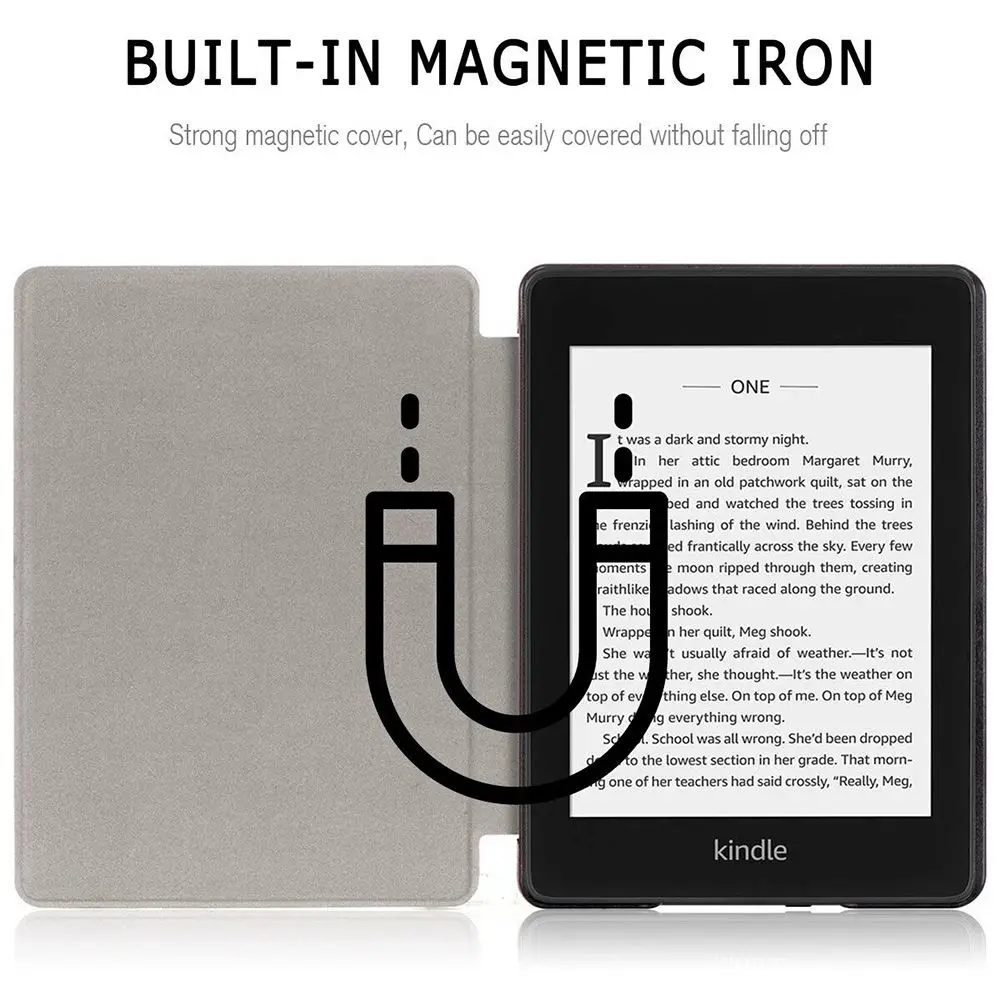 Новинка 2021 Магнитный смарт-чехол защитный чехол-книжка для Kindle Paperwhite 5 11-го