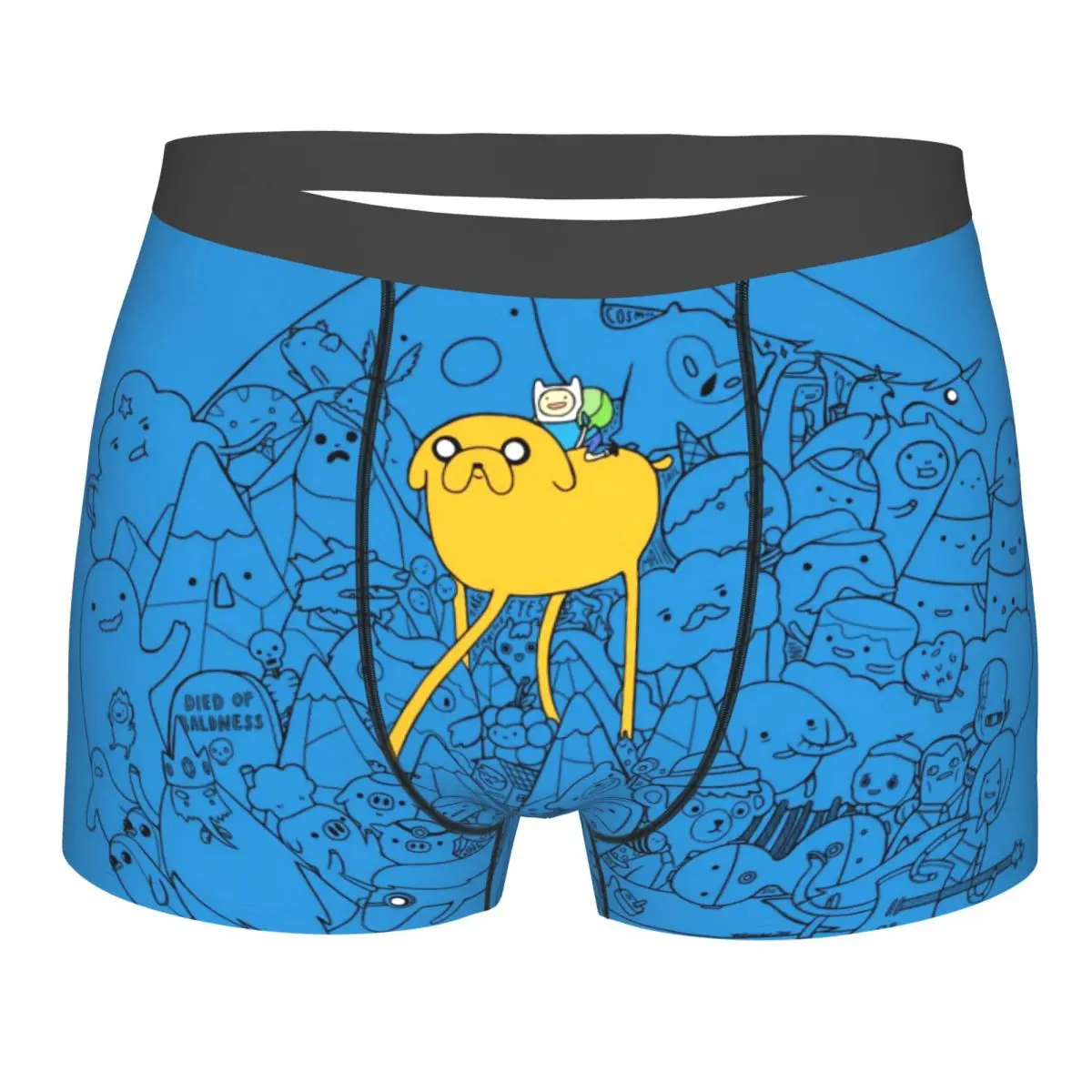 

Adventure Time Finn Jake TV BMO Underpants Homme Panties Men's Underwear Print Shorts Boxer Briefs