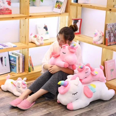 Kawaii единорог плюшевые игрушки Ангел Единорог супер мягкие животные куклы для