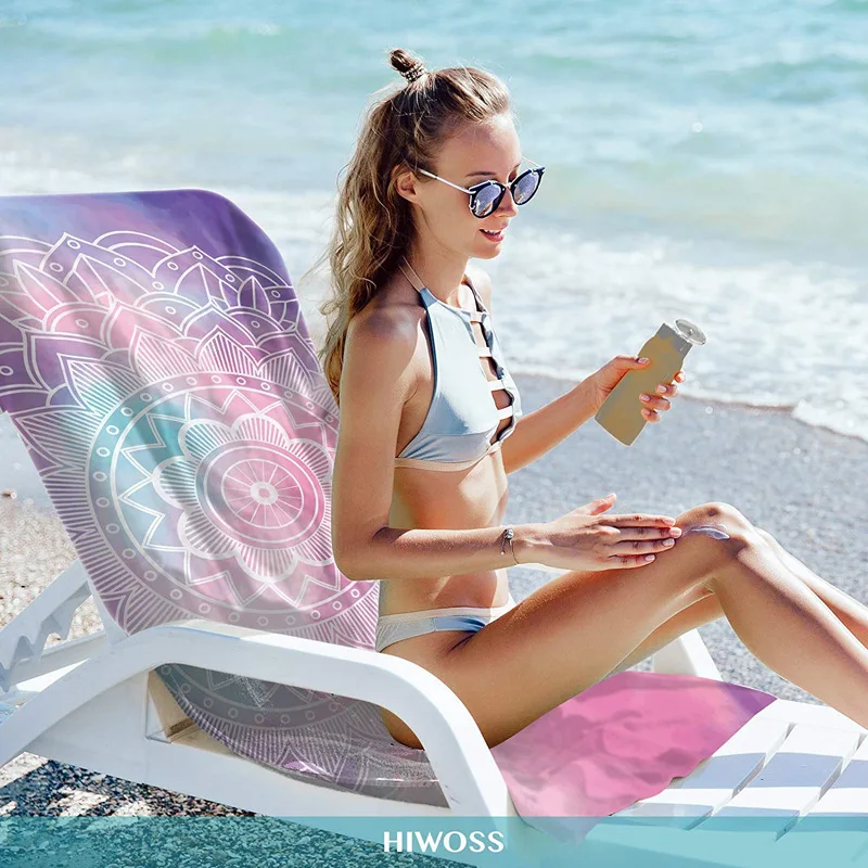 Крошечное пляжное полотенце с принтом динозавра одеяло банное из микрофибры -