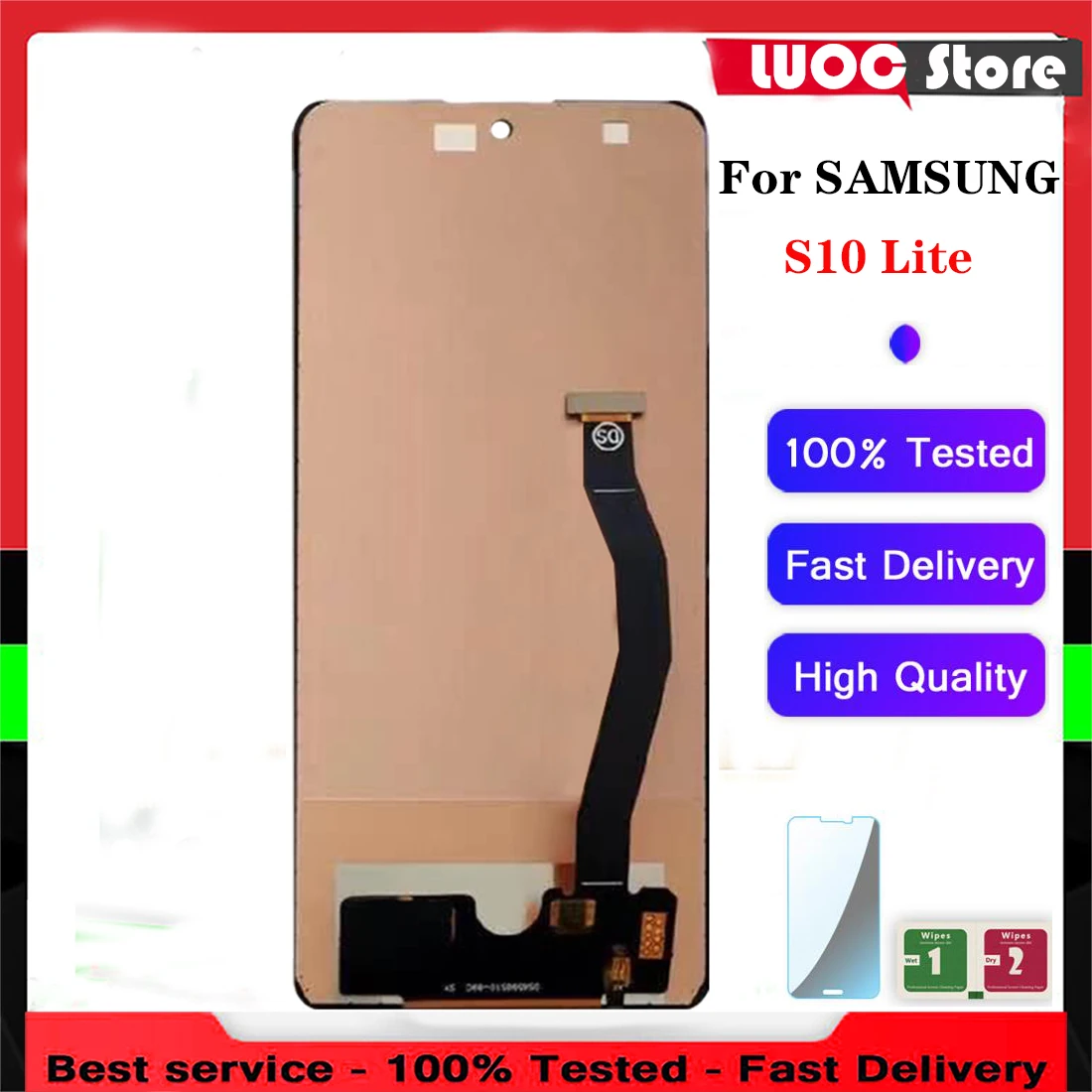 

High Quality LCD Display For Samsung Galaxy S10 Lite G770 SM-G770F SM-G770F/DS Phone LCD Touch Screen Digitizer Assembly