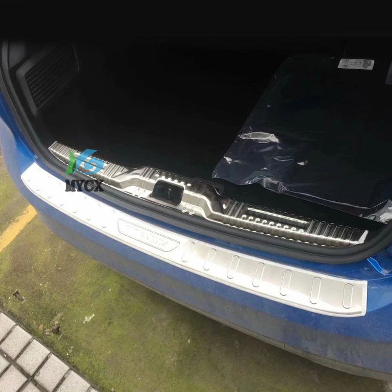 Высокое качество нержавеющая сталь Задний бампер протектор порога для Ford New FOCUS задний бампер накладка хэтчбек