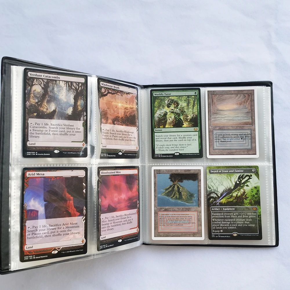 Книга для MGT-карт с рисунками из волшебных войн шоколадных и фиолетовых цветов 4