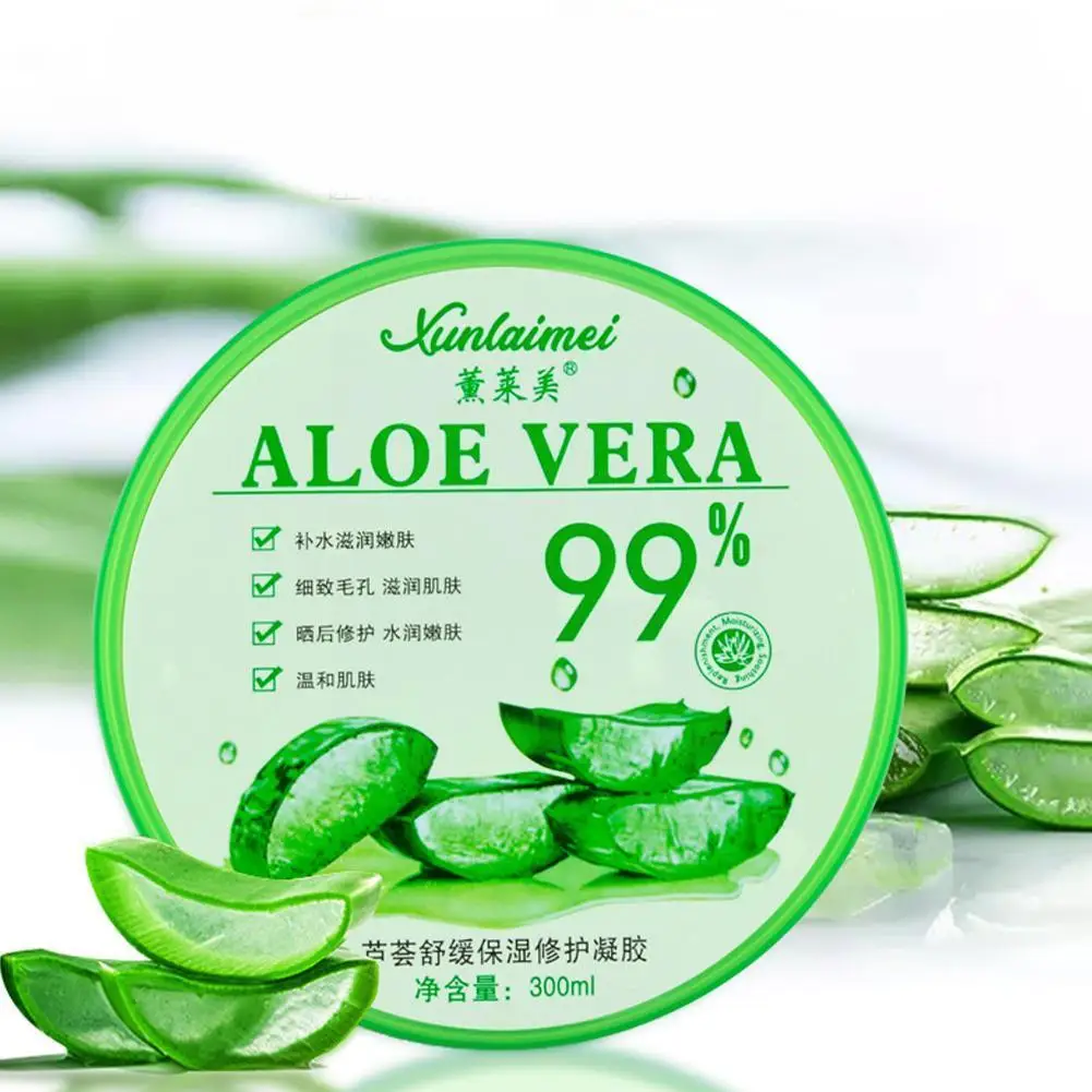 

Успокаивающий Гель для лица/рук/тела с 300 алоэ, 99% мл