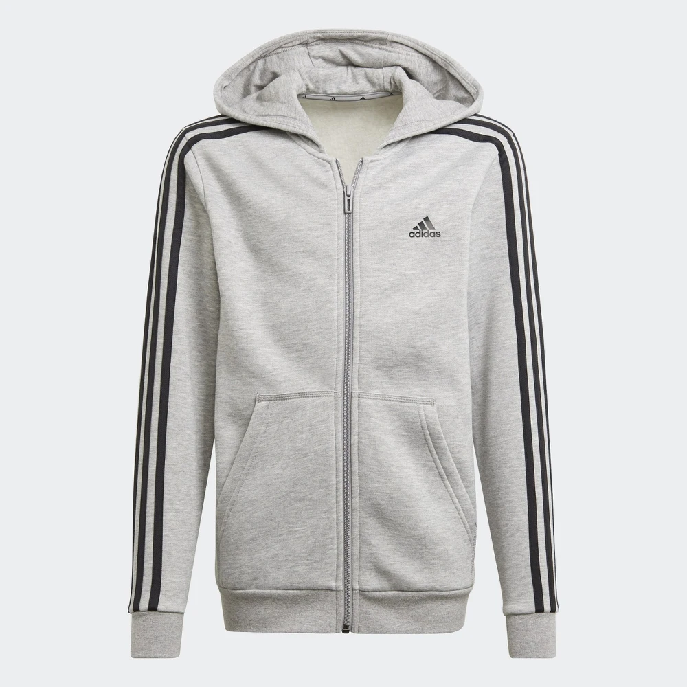 Толстовка Adidas B 3S FZ HD GQ8903 Детская спортивная толстовка и худи Одежда для детей и подростков Толстовка для подростков одежда.