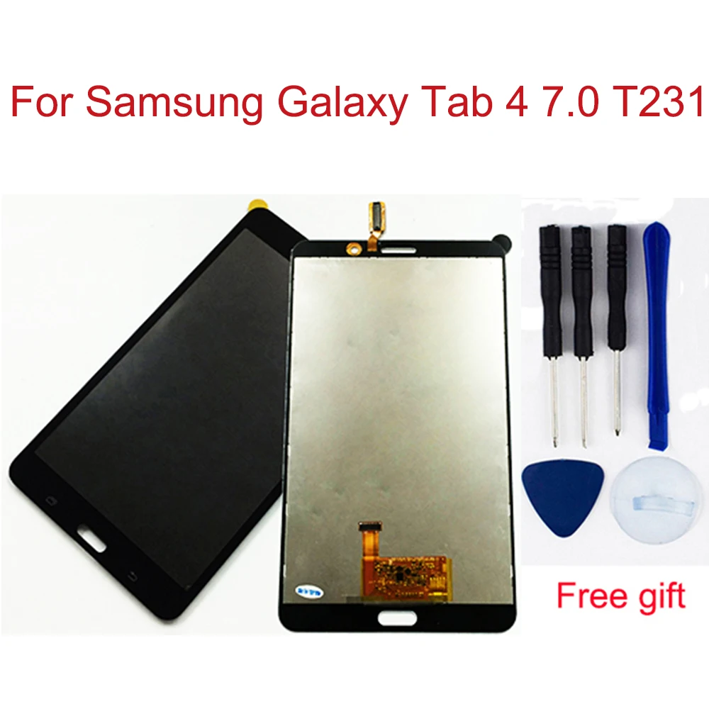 Для samsung Galaxy Tab 4 7,0 T231 ЖК-экран T235 SM-T231 сенсорный SM-T235 ЖК-дисплей панель сенсорный экран дигитайзер сенсор в сборе