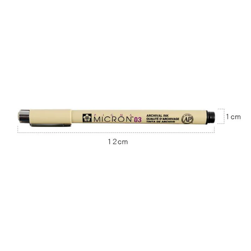 

Sakura Art Markers Pens for Drawing Waterproof Needle Hook Line Sketch Comics Graffiti Brush Pen Creative Stationery Supplies