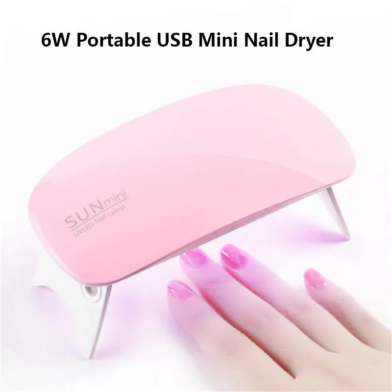 Мини-маникюрная лампа для сушки гель-лака 6 Вт с USB-кабелем | Красота и здоровье