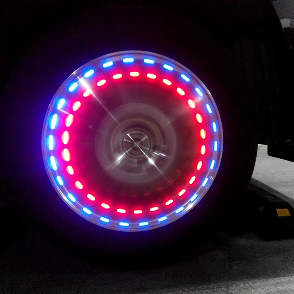 Автомобильные ступицы колеса шины Солнечный светодиодный декоративный