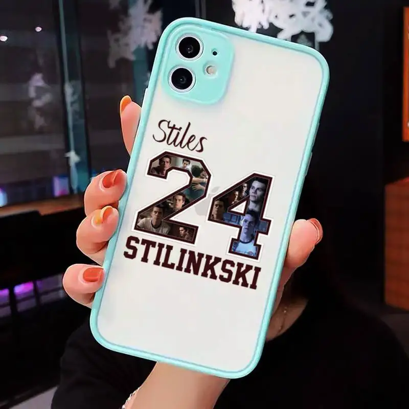 

Teen Wolf Stilinski 24 luxury Phone Case shell matte transparent For iphone 7 8 11 12 plus mini x xs xr pro max cover